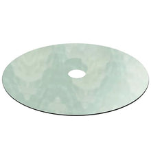 Virelix 48" Round Glass Table Top with 2 Inch Umbrella Hole, 3/16" Thick Flat Polished Edge Tempered Finished for Patio, and Outdoor Tables, Only Glass (48 inch)