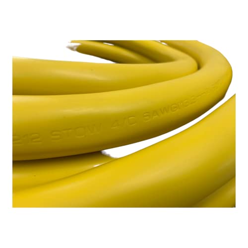 Amp Up Marine 125/250 Volt 50 Amp Replacement Shore Power Cable 75' Yellow