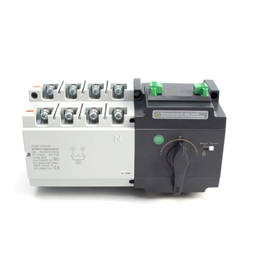 Dual-Power Source Switch SGM-80A/4P Automatic Transfer Switch 125A(SGM-630A/4P)
