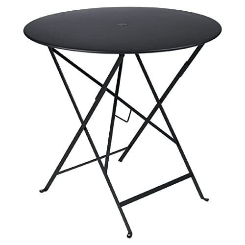 Fermob Bistro 30" Round Table - Liquorice