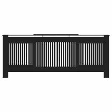 MDF Radiator Cover Black 80.7 in