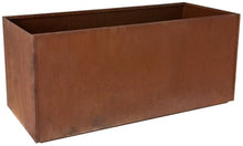 Nice Planter Corten Steel Trough Planter, 20" x 46" x 20"