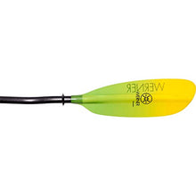 Werner Paddles Camano Fiberglass Bent Shaft Kayak Paddle Gradient Citrus