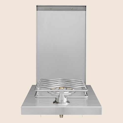 The Chimney Shop Summerset Quest TRL Sizzler Built-in Single Side Burner for Natural Gas Outdoor Kitchens 15,000 BTU Stainless Steel Cooking Burner