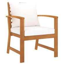 KBHRENP 5 Piece Acacia Wood Lounge Set with Cushion