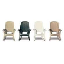 Semco Rockaway Heavy Duty All Weather Rocking Chair, Green, 2 Pack