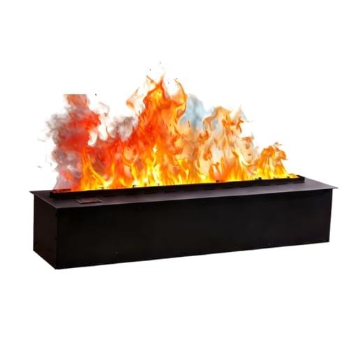 YP YuanPei 3D Simulated Flame Fireplace, Desktop-Mounted with Touchscreen, Suitable for Living Rooms and Entertainment Centers(1000mm)