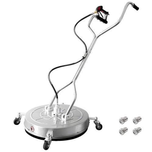 20/24" Pressure Washer Surface Cleaner,4.0 GPM Pressure Washer Attachments