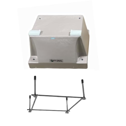 Global Pool Products Diving Board Stand Replacement Base with Jig for Inground Swimming Pool Sand