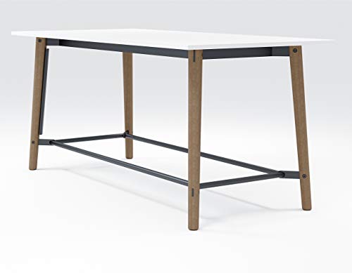 Olio Designs Della Rectangle Bistro Table, 42" x 90", Latte