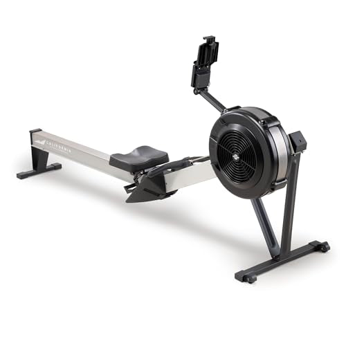 MARCY Deluxe Rowing Machine with Adjustable Air Resistance Multi