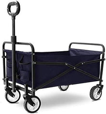 OTQEFTN Shopping Cart Folding Garden Trolley Cart Heavy Duty Wagon Multi-Function Shopping Cart for Outdoor Handcart