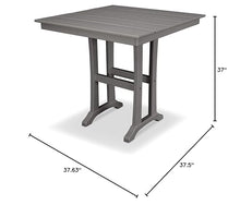Trex Outdoor Furniture™ Farmhouse Trestle 37" Counter Table in Stepping Stone
