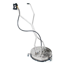 EQUIPMAXX 21" Pressure Washer Surface Cleaner Flat Rotary with 4 Wheels, Dual Handle, Anti Splash Brush, Stainless Steel, 4000 PSI, Ideal for Cleaning Sidewalks, Driveways, Patios, Decks
