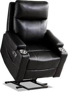 Triple Motor Power Lift Recliner with Lumbar Support, Heat & Massage