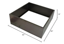 Nice Planter Corten Steel Planter Bed, 40" x 40" x 14" High