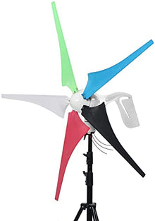4000W 5000W Wind Turbine/Generator 5 Blade 12V/24V Power Supply for Household Streetlight+ Wind Controller Mounting Accessories (4000w 12v)