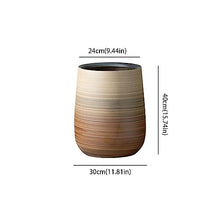 thalo Planter Pots Ceramic Floor-to-Ceiling Flowerpot Extra Large Creative Decoration Decoration Living Room Home Green Planting Tree High Deep Basin Plant Container Accessories (Color : A)