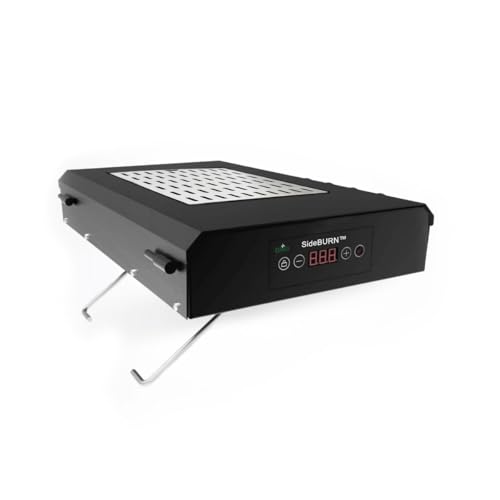 Green Mountain Grills SideBurn Attachment for Ledge and Peak Grills GMG-6042, Black