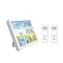 Weather Thermometer,Weather Station Clocks Wireless Digital Thermometer Hygrometer Forecast Calendars Moon Phase Snooze Alarm Clock PT20B，Gd20d 1