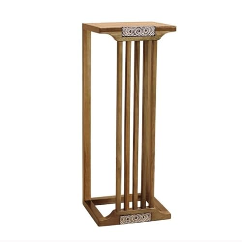 LUYOUBOZHU Vase Stand New Chinese Bonsai Ornament Decoration Rack, Living Room Balcony Entrance Flower Stand(Small)