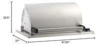Fire Magic 3C-S1S1N-A Deluxe Gourmet Built In Countertop Grill, 368 Sq.In.