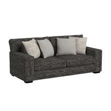 Picket House Furnishings Molly Loveseat Galactic Charcoal with 4 Pillows