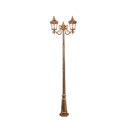 Xinmeiyue Elegant Vintage Outdoor Landscape Light - IP55 Waterproof E27 High Pole Street Lamp for Garden, Patio, and Pathway