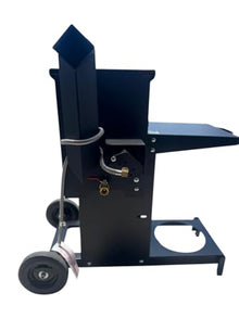 Cooking Station Propane Deep Fryer 4 Gallon, Floor Standing with Wheels, Heavy-Duty Steel Construction, Adjustable Temperature Control, 2 Baskets, Ideal for Chicken Turkey Seafood Meat Vegetables