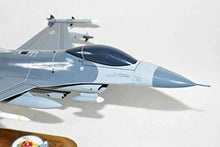 Squadron Nostalgia LLC Lockheed Martin F-16 Fighting Falcon 62d Fighter Squadron 18" Mahogany Scale Model Multicolor
