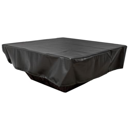 HPC Fire Black Vinyl Fire Pit Cover (FPC-60SQ), Square, 60x60-Inch