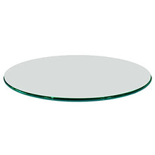 40 Inch Round Tempered Glass Table Top- Ogee Polished Edge -1/2” Thick Round Glass Table Top–Heavy Duty, Dining, Coffee, and Office Tables by Fab Glass and Mirror