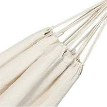 DULASP Double Hammock Outdoor Rollover Prevention Camping Canvas Hanging Swing Bed Patio Travel Hiking