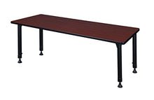 Regency Kitt Height Adjustable Classroom Table 66" x 24" Redwood