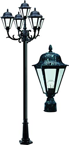 DABMAR LIGHTING INC GM1308-VG Fixture,Post,1308,VG,Daniella