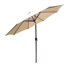 Oakland Living Elite Bar Set with Table, 4 Cushioned Stools, Metal Umbrella, Antique Bronze