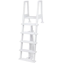 Aqua Select Everest Entry Step System | Above Ground Pool Step | 350 Lb Capacity | White Steps