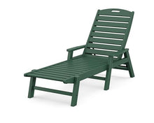 POLYWOOD Nautical Chaise, Green