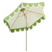 IRTGFHJE Patio Umbrella Scalloped Fringe Patio Umbrella