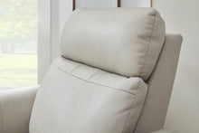 Flexsteel Artemis Power Recliner Chair with Heat & Air Massage, Zero Gravity, Power Headrest & Lumbar, USB-A & USB-C Charging, Leather-Look Performance Fabric, Dove Gray