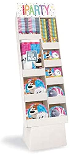Unique Floor Display Assorted Tablewares Secret Life of Pets 171 Pcs