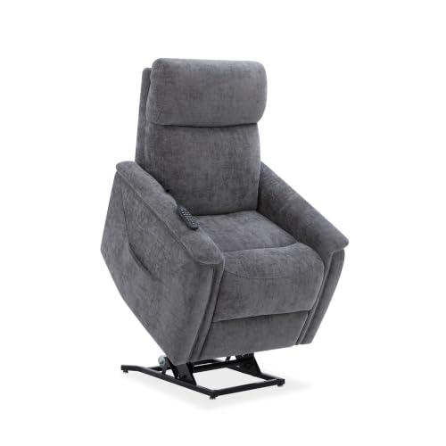Flexsteel Petite Power Lift Recliner with Power Headrest, Lumbar, Heat & Massage