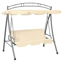 GBCDSWBR Convertible Swing Bench - 78x47.2x80.7 in. Outdoor Bed Seat Sand