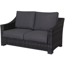 Teva Furniture Bora Bora Two-Tone Wicker Rattan Loveseat Grey