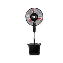 Industrial Oscillating Misting Fan,Movable Floor Fan With Weighted Base For Outdoor Use, Copper Motor,Prevent Water Ingress/Prevent Leakage/Prevent Falling Off Plug,120 D,Lifting Mist Fan-65cm