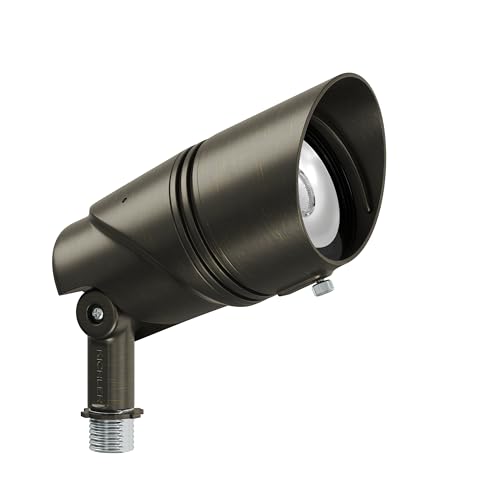 Kichler Varia Large Adjustable Integrated Accent Light in Centennial Brass, CCT Select, 16312CBR