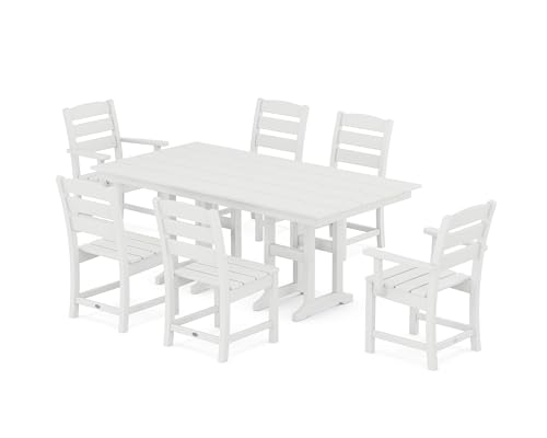 Polywood Lakeside Dining Set White