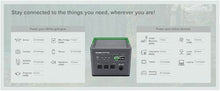 Schneider OffGrid 517Wh Portable Power Station, PPS500 Portable Solar Generator with Wireless Charging Pad, for Camping or Home