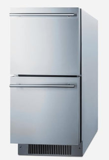 Summit 15” Outdoor Two Drawer Refrigerator, Stainless Steel - ADRD15