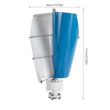 HENGJINGTR 3000W-6000W No Noise Vertical Axis Wind Turbine Kit,12V 24V 48V Spiral Wind Power Generator W/Controller 2 Blade for Wind and Solar Power Generation,48v